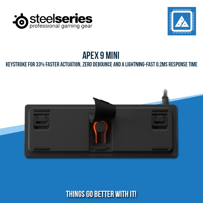 STEELSERIES APEX 9 MINI RGB MECHANICAL GAMING KEYBOARD STEELSERIES APEX 9 MINI RGB MECHANICAL GAMING KEYBOARD
